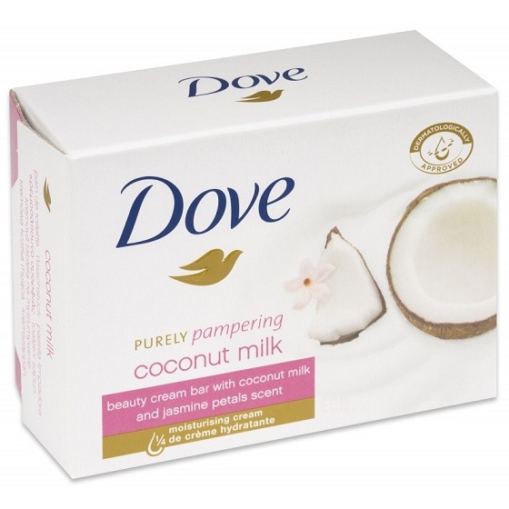 TM Dove coconut milk 100g TM Dove coconut milk 100g - Kosmetika Hygiena a ochrana pro ruce Tuhá mýdla